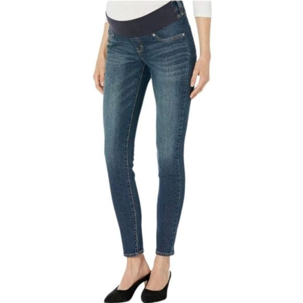 Signature Gold By Levi's Strauss Maternity Skinny Jeans Under Belly Bump Size M